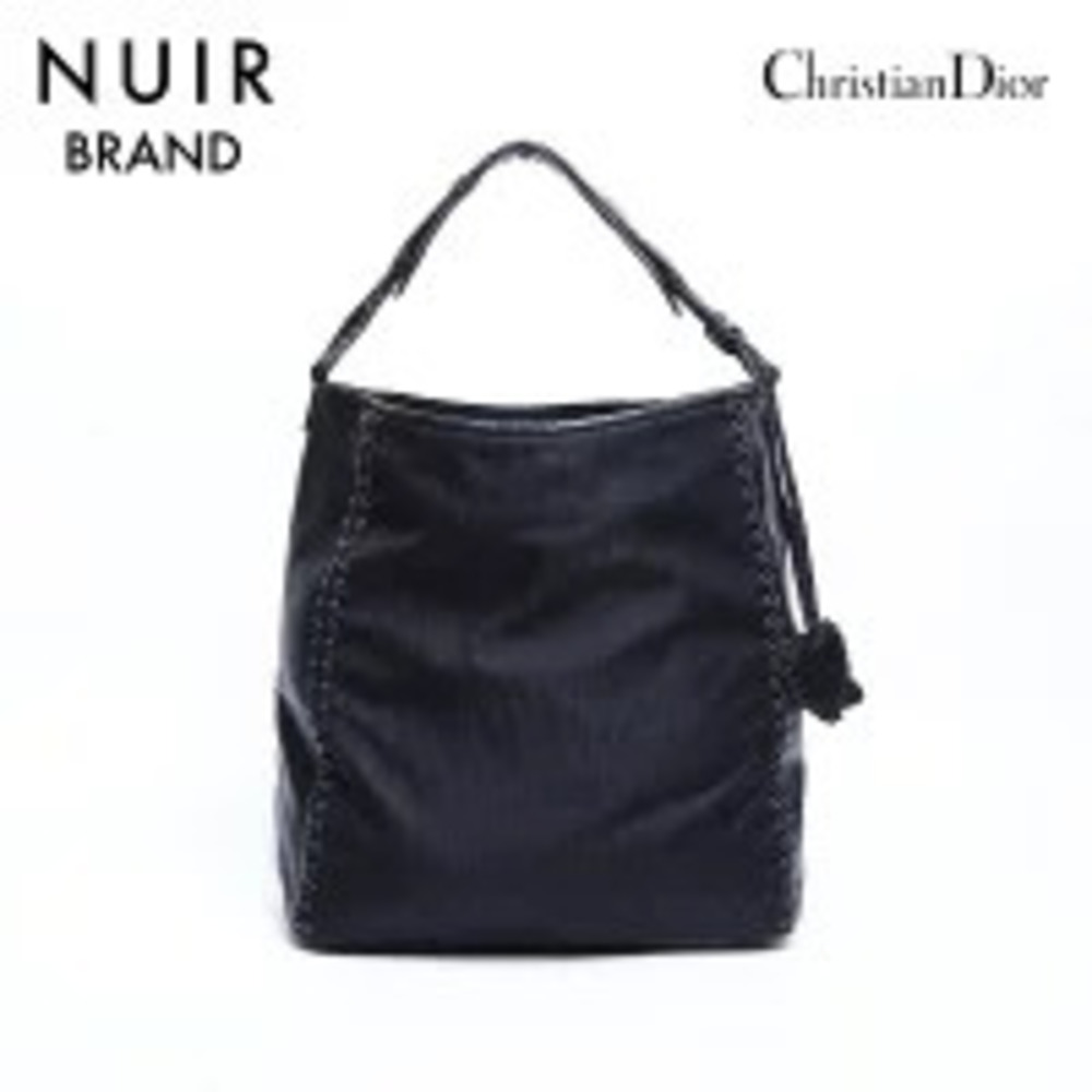Christian Dior Trotter Tote Shoulder Bag Black - Picture 1 of 13